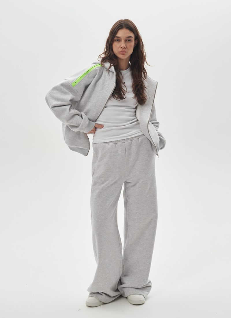 Широкие прямые брюки Infinity Nikasport, INF52-W92-GRY, цвет серый